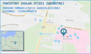 OŚRODEK REHABILITACJI KARDIOLOGICZNEJ DZIENNEJ - POWIATOWY ZAKŁAD OPIEKI ZDROWOTNEJ - BATALIONÓW CHŁOPSKICH 6,  STARACHOWICE