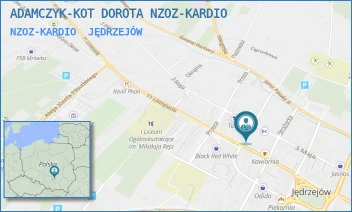 NZOZ-KARDIO - ADAMCZYK-KOT DOROTA NZOZ-KARDIO - MJR AK S. GĄDZIO-KOS 4A,  JĘDRZEJÓW