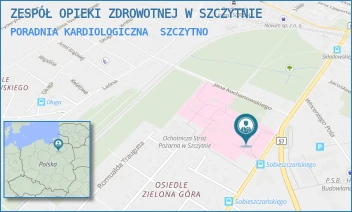 PORADNIA KARDIOLOGICZNA - ZESPÓŁ OPIEKI ZDROWOTNEJ W SZCZYTNIE - M.C. SKŁODOWSKIEJ 12,  SZCZYTNO