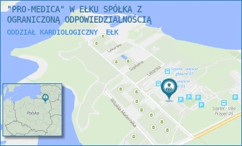 ODDZIAŁ KARDIOLOGICZNY - "PRO-MEDICA" W EŁKU SPÓŁKA Z OGRANICZONĄ ODPOWIEDZIALNOŚCIĄ - BARANKI 24,  EŁK