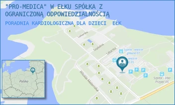 PORADNIA KARDIOLOGICZNA DLA DZIECI - "PRO-MEDICA" W EŁKU SPÓŁKA Z OGRANICZONĄ ODPOWIEDZIALNOŚCIĄ - BARANKI 24,  EŁK