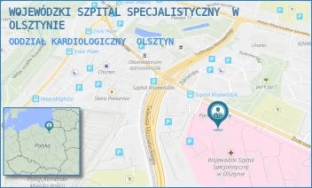 ODDZIAŁ KARDIOLOGICZNY - WOJEWÓDZKI SZPITAL SPECJALISTYCZNY  W OLSZTYNIE - ŻOŁNIERSKA 18,  OLSZTYN