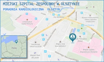 PORADNIA KARDIOLOGICZNA - MIEJSKI SZPITAL ZESPOLONY W OLSZTYNIE - MARIAŃSKA 4,  OLSZTYN