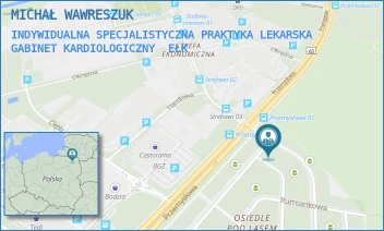 INDYWIDUALNA SPECJALISTYCZNA PRAKTYKA LEKARSKA GABINET KARDIOLOGICZNY - MICHAŁ WAWRESZUK - WRZOSOWA 2-4,  EŁK