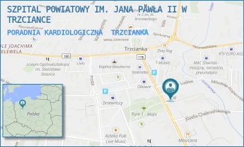 PORADNIA KARDIOLOGICZNA - SZPITAL POWIATOWY IM. JANA PAWŁA II W TRZCIANCE - SIKORSKIEGO 9,  TRZCIANKA