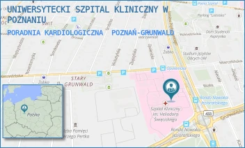 PORADNIA KARDIOLOGICZNA - UNIWERSYTECKI SZPITAL KLINICZNY W POZNANIU - PRZYBYSZEWSKIEGO 49,  POZNAŃ-GRUNWALD
