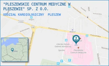 ODDZIAŁ KARDIOLOGICZNY - "PLESZEWSKIE CENTRUM MEDYCZNE W PLESZEWIE" SP. Z O.O. - POZNAŃSKA 125A,  PLESZEW