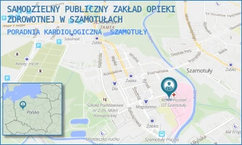 PORADNIA KARDIOLOGICZNA - SAMODZIELNY PUBLICZNY ZAKŁAD OPIEKI ZDROWOTNEJ W SZAMOTUŁACH - SUKIENNICZA 13,  SZAMOTUŁY