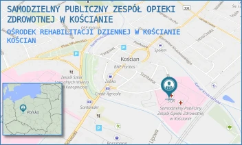 OŚRODEK REHABILITACJI DZIENNEJ W KOŚCIANIE - SAMODZIELNY PUBLICZNY ZESPÓŁ OPIEKI ZDROWOTNEJ W KOŚCIANIE - SZPITALNA 7,  KOŚCIAN