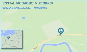 ODDZIAŁ KARDIOLOGII - SZPITAL WOJEWÓDZKI W POZNANIU - SANATORYJNA 34,  KOWANÓWKO