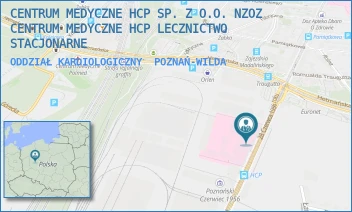 ODDZIAŁ KARDIOLOGICZNY - CENTRUM MEDYCZNE HCP SPÓŁKA Z O.O. NZOZ CENTRUM MEDYCZNE HCP LECZNICTWO AMBULATORYJNE - 28 CZERWCA1956 194,  POZNAŃ-WILDA