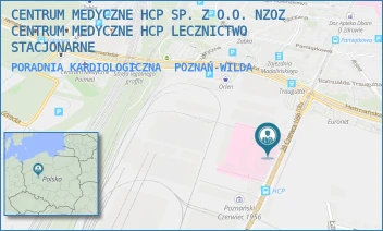 PORADNIA KARDIOLOGICZNA - CENTRUM MEDYCZNE HCP SPÓŁKA Z O.O. NZOZ CENTRUM MEDYCZNE HCP LECZNICTWO AMBULATORYJNE - 28 CZERWCA1956 194,  POZNAŃ-WILDA