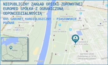 045 GABINET KARDIOLOGICZNY - PIASTOWSKIE - NIEPUBLICZNY ZAKŁAD OPIEKI ZDROWOTNEJ EUROMED SPÓŁKA Z OGRANICZONĄ ODPOWIEDZIALNOŚCIĄ - OS. PIASTOWSKIE 58,  POZNAŃ