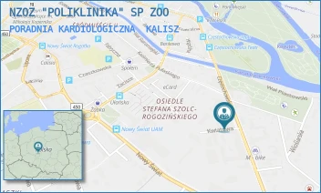 PORADNIA KARDIOLOGICZNA - NZOZ "POLIKLINIKA" SP ZOO - KWIATOWA 1,  KALISZ
