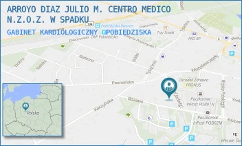 GABINET KARDIOLOGICZNY - ARROYO DIAZ JULIO M. CENTRO MEDICO N.Z.O.Z. W SPADKU - KRÓLOWEJ JADWIGI 9,  POBIEDZISKA