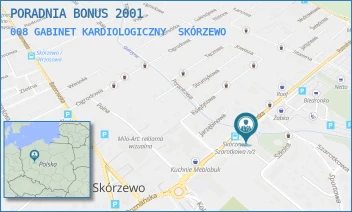 008 GABINET KARDIOLOGICZNY - PORADNIA BONUS 2001 - POZNAŃSKA 74,  SKÓRZEWO