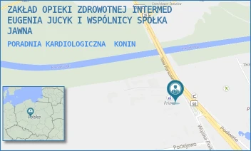 PORADNIA KARDIOLOGICZNA - ZAKŁAD OPIEKI ZDROWOTNEJ INTERMED EUGENIA JUCYK I WSPÓLNICY SPÓŁKA JAWNA - WOJSKA POLSKIEGO 33,  KONIN