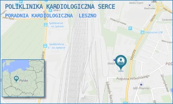 PORADNIA KARDIOLOGICZNA - POLIKLINIKA KARDIOLOGICZNA SERCE - FABRYCZNA 15,  LESZNO