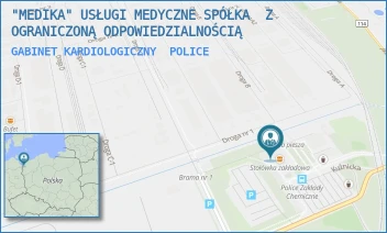 GABINET KARDIOLOGICZNY - "MEDIKA" USŁUGI MEDYCZNE SPÓŁKA  Z  OGRANICZONĄ ODPOWIEDZIALNOŚCIĄ - KUŹNICKA 1,  POLICE