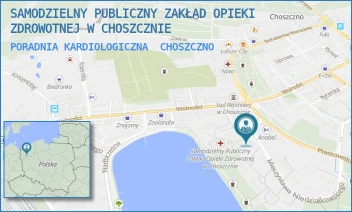 PORADNIA KARDIOLOGICZNA - SAMODZIELNY PUBLICZNY ZAKŁAD OPIEKI ZDROWOTNEJ W CHOSZCZNIE - NIEDZIAŁKOWSKIEGO 4A,  CHOSZCZNO