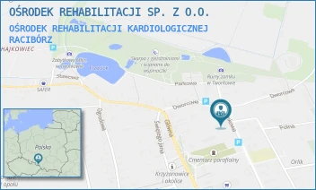 OŚRODEK REHABILITACJI KARDIOLOGICZNEJ - OŚRODEK REHABILITACJI SP. Z O.O. - UL. ZAMKOWA 4,  RACIBÓRZ