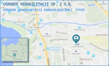 OŚRODEK REHABILITACJI KARDIOLOGICZNEJ - OŚRODEK REHABILITACJI SP. Z O.O. - UL. ALFONSA ZGRZEBNIOKA 22,  TYCHY