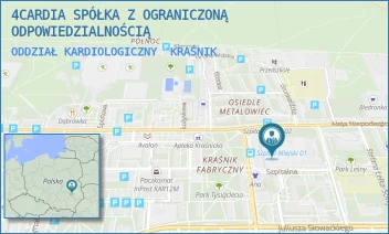 ODDZIAŁ KARDIOLOGICZNY - 4CARDIA SPÓŁKA Z OGRANICZONĄ ODPOWIEDZIALNOŚCIĄ - SZPITALNA 4C,  KRAŚNIK